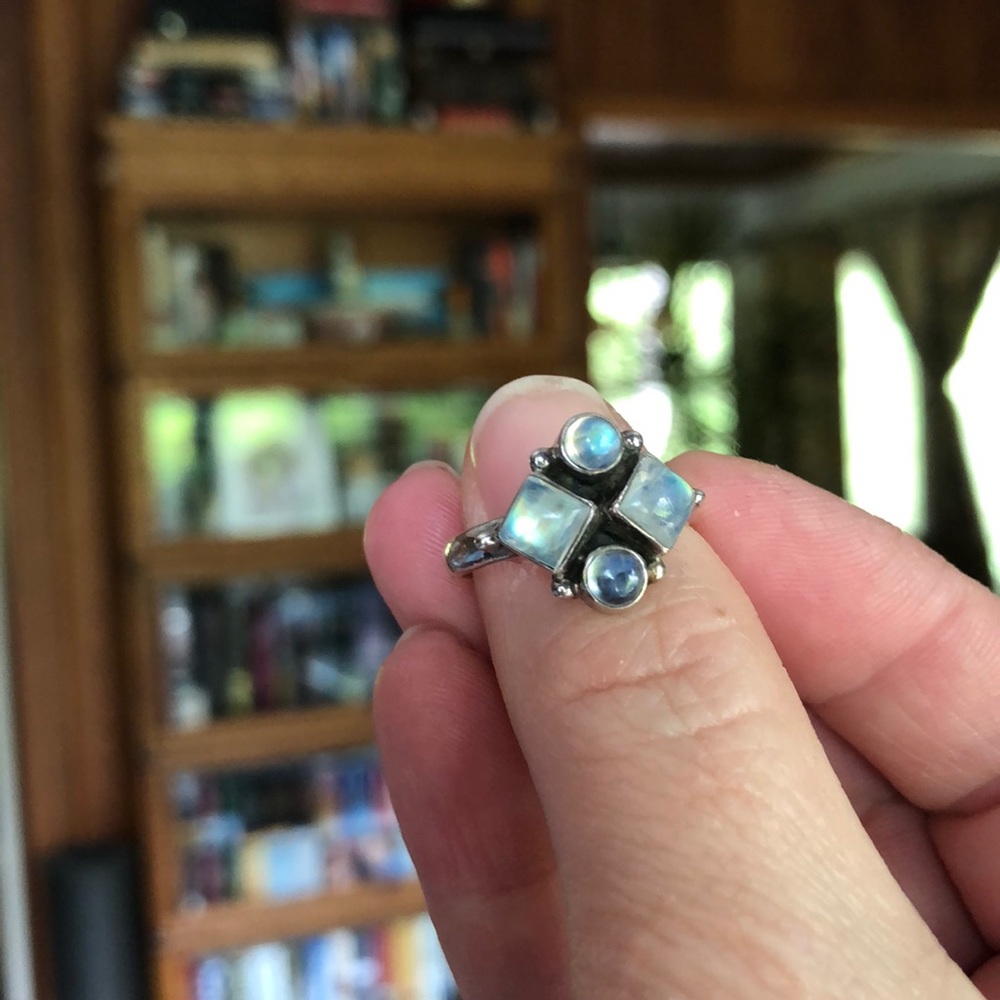 Sterling silver Moonstone 🌚 ring